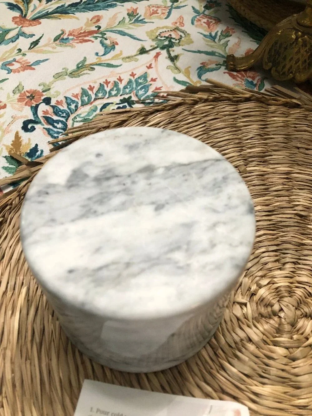Marble Butter Crock/keeper